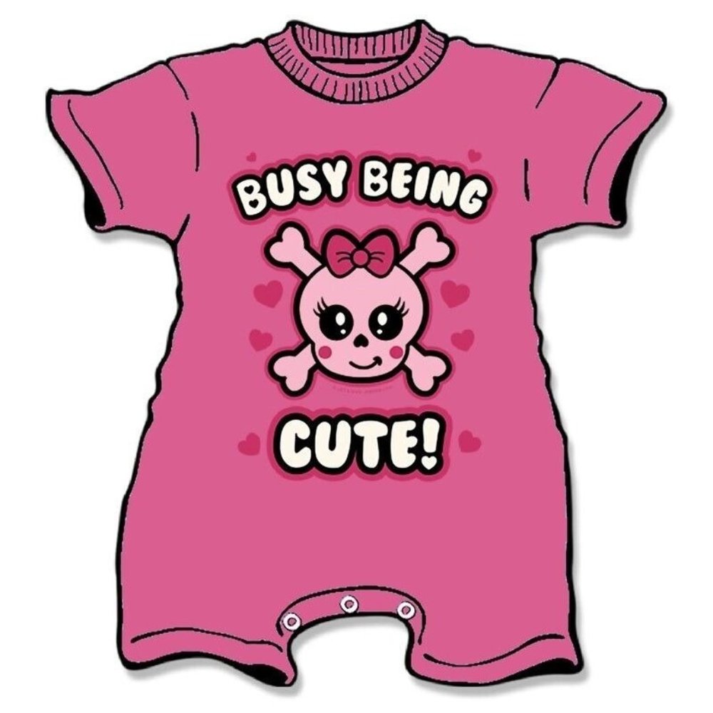 Busy Being Cute Pirate Baby Romper One Piece Jumper Bodysuit - NEW Fast Ship